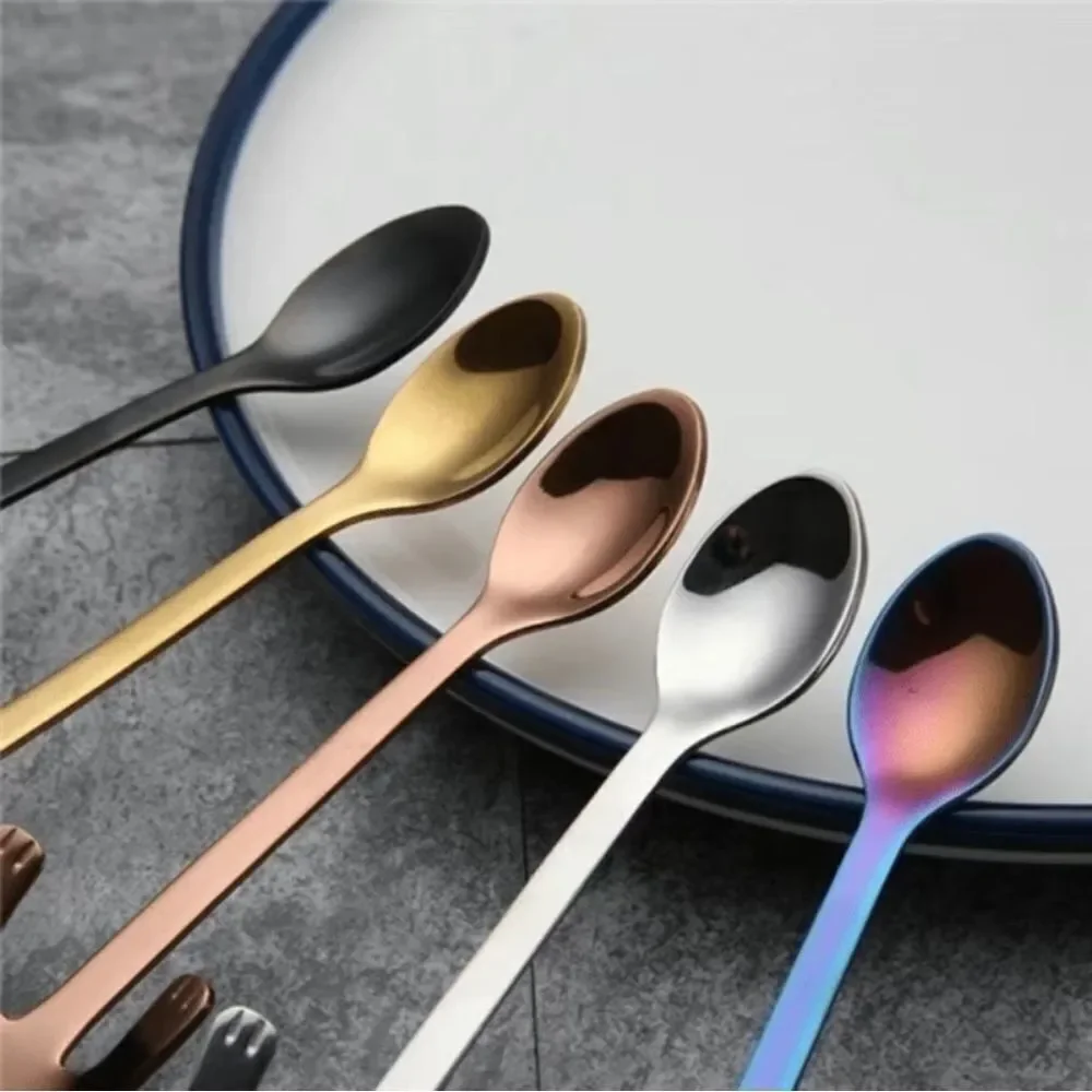 NEW Cat shaped coffee or teaspoon, stocking stuffer for cat lover gift, coworker - Picture 4 of 9